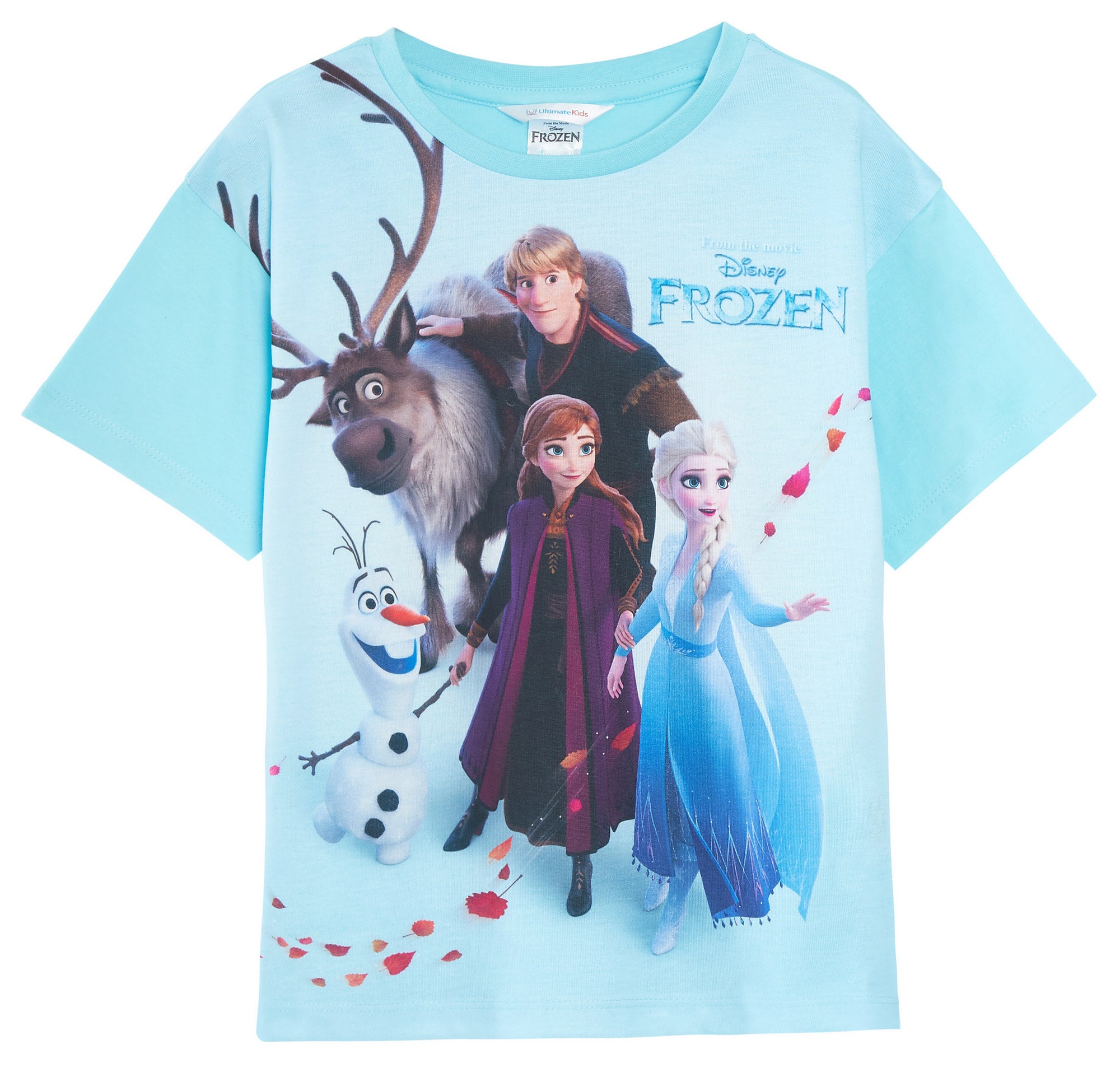 Girls 3 Pack Disney Frozen T-Shirts Kids Elsa Anna 3 Piece Dress Up Tops Tees
