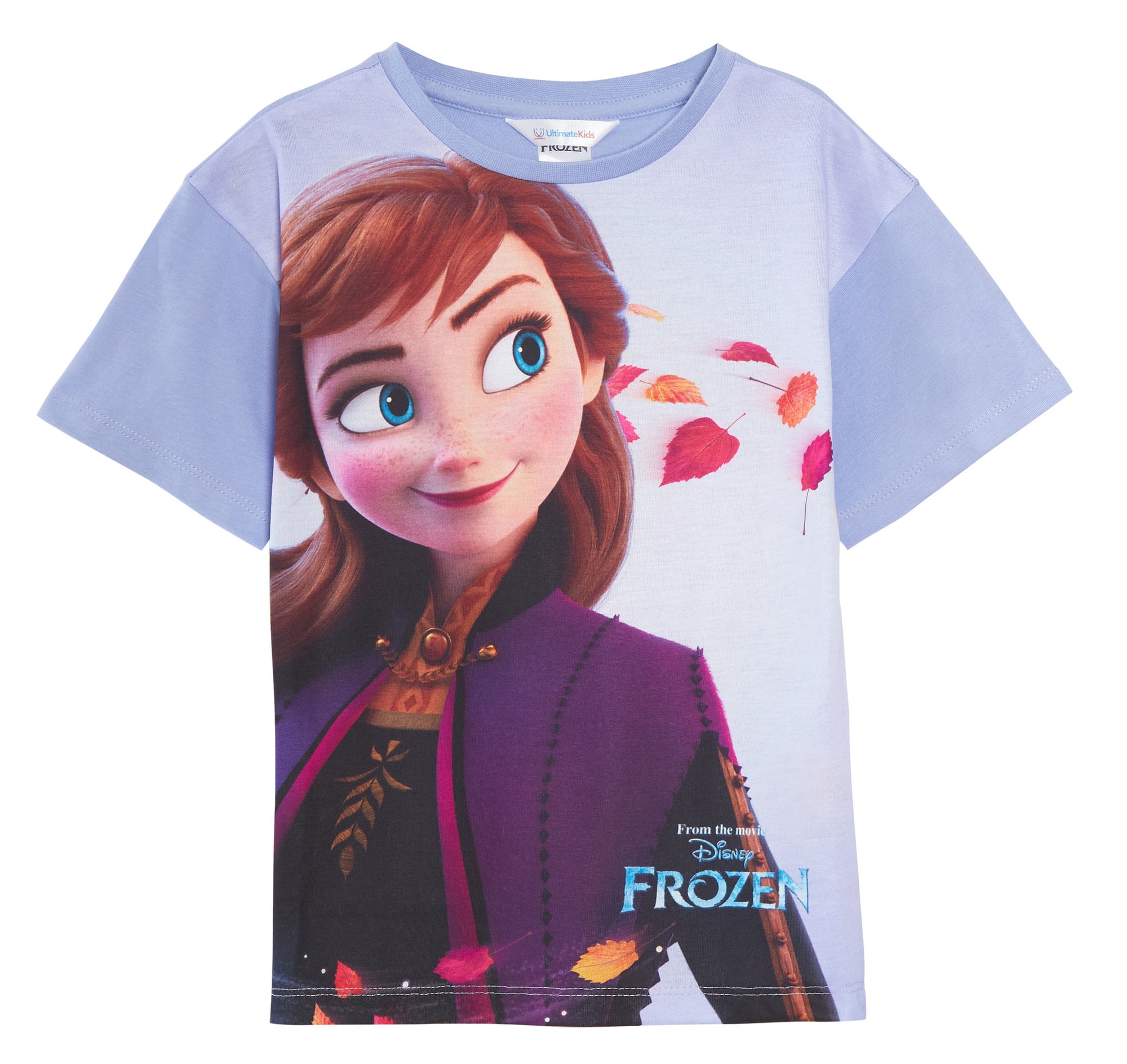 Girls 3 Pack Disney Frozen T-Shirts Kids Elsa Anna 3 Piece Dress Up Tops Tees