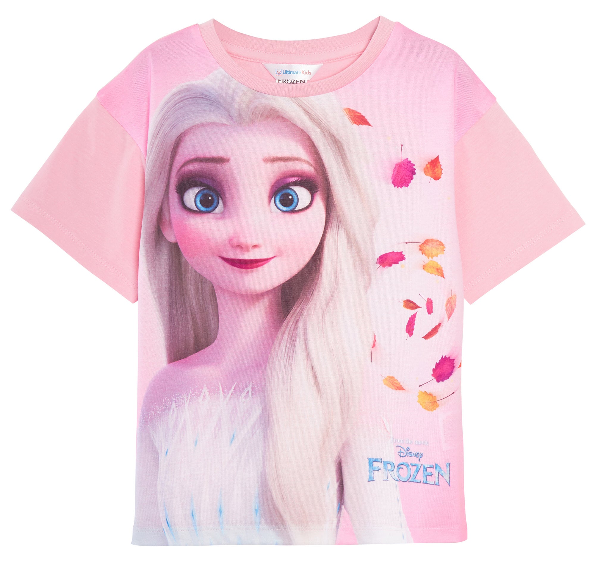 Girls 3 Pack Disney Frozen T-Shirts Kids Elsa Anna 3 Piece Dress Up Tops Tees