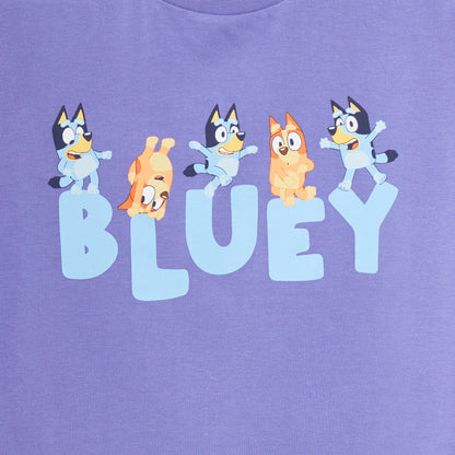 Girls 3 Pack Bluey T-Shirts Kids Multipack Tees Girls Short Sleeved Tops Gift