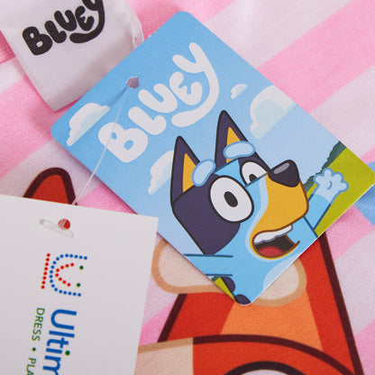 Girls 3 Pack Bluey T-Shirts Kids Multipack Tees Girls Short Sleeved Tops Gift