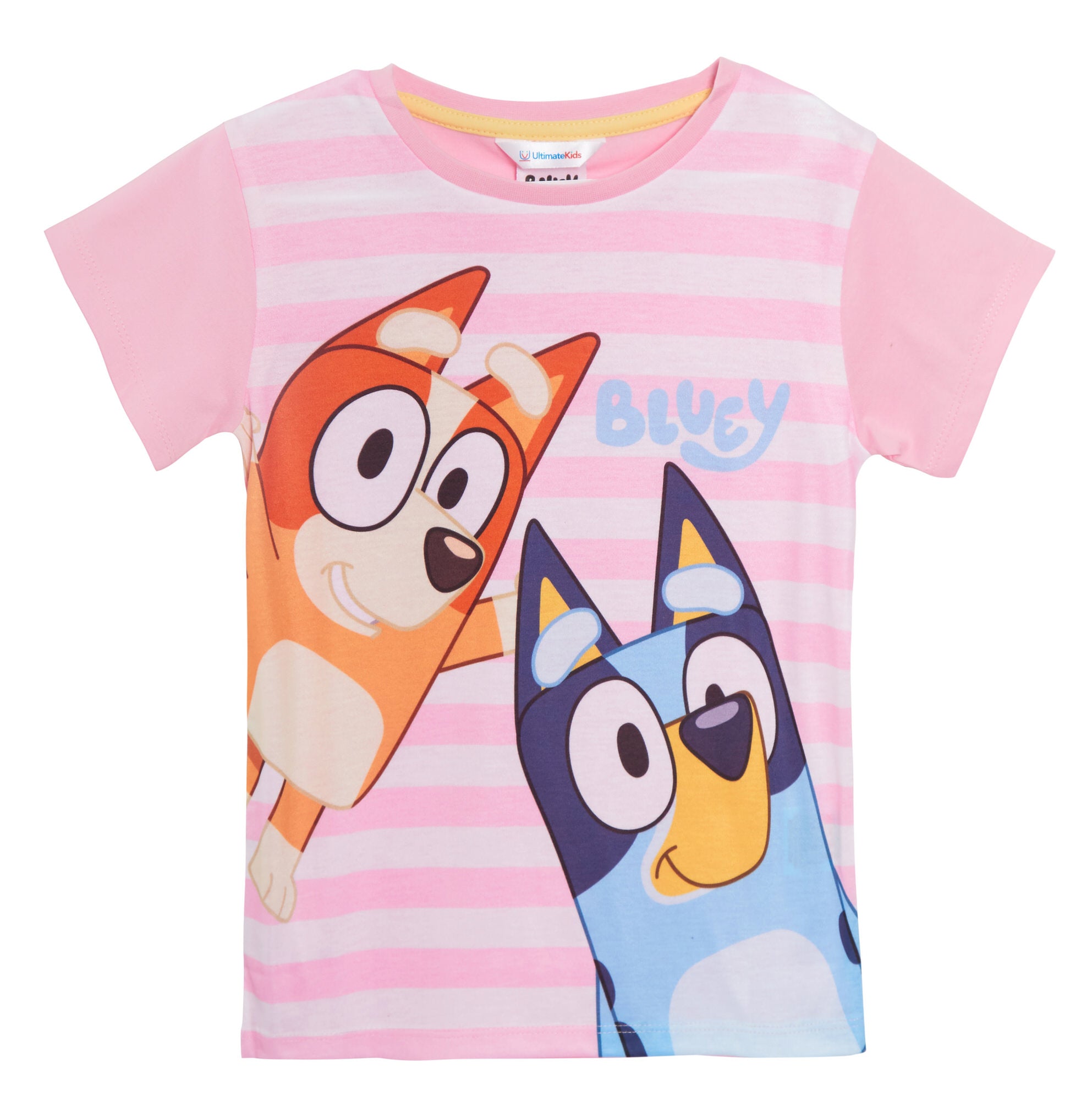 Girls 3 Pack Bluey T-Shirts Kids Multipack Tees Girls Short Sleeved Tops Gift