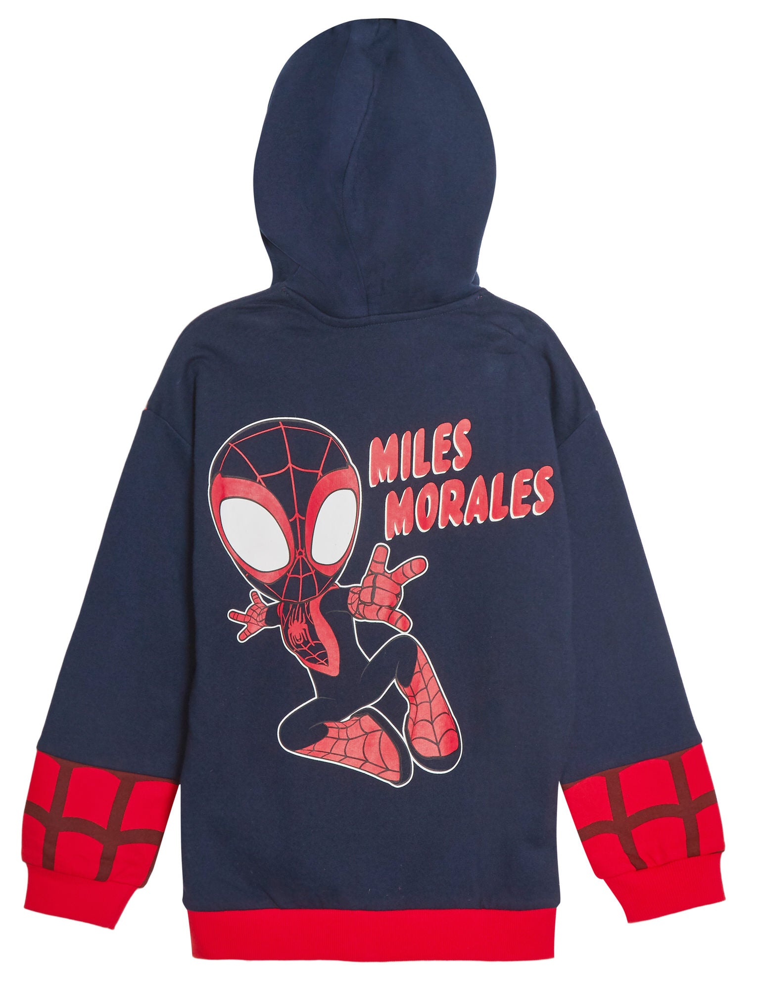 Spidey And His Amazing Friends Hoodie Hooded Zip Jacket Spin Miles Ghost Spider