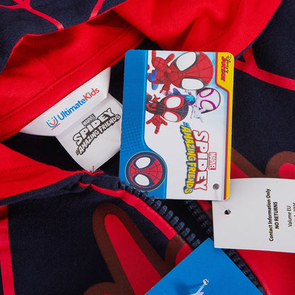 Spidey And His Amazing Friends Hoodie Hooded Zip Jacket Spin Miles Ghost Spider
