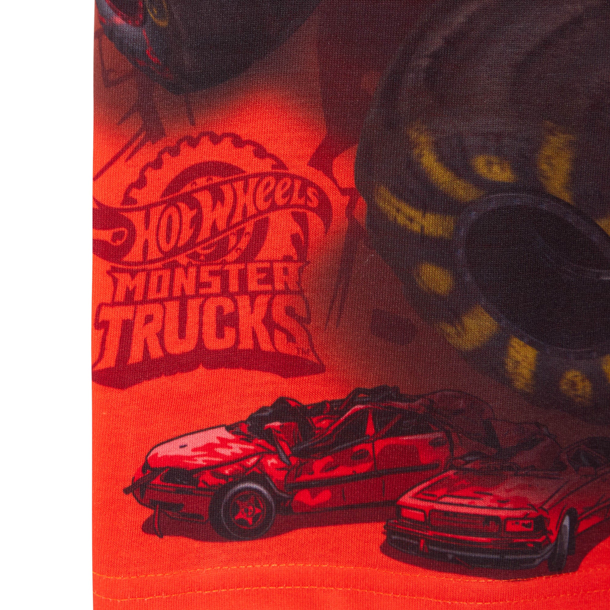 Boys 3 Pack Monster Trucks T-Shirts Kids Hot Wheels Multipack Short Summer Tees