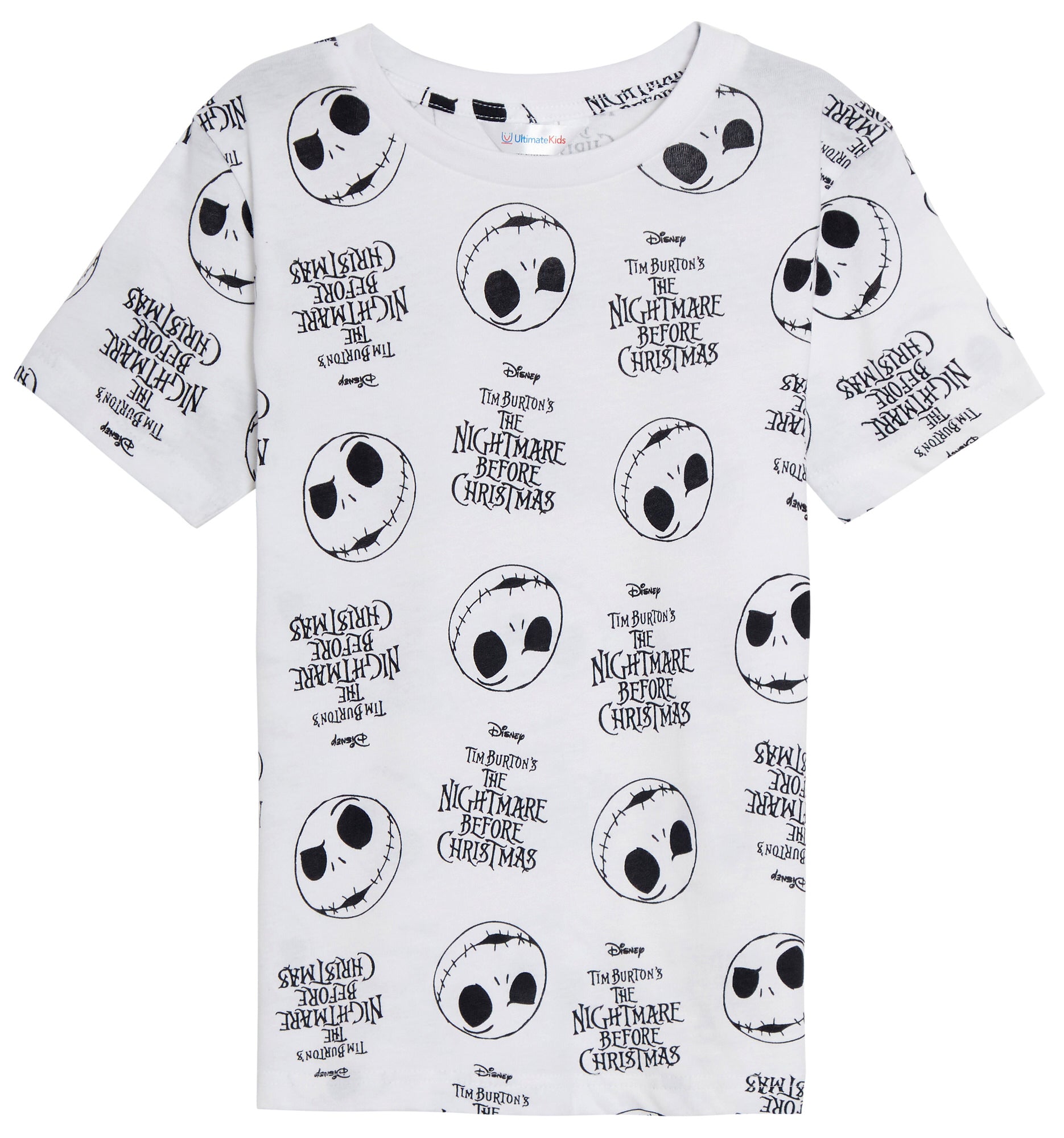 Kids Disney Nightmare Before Christmas 3 Pack T-Shirts Kids Dress Up Tees Tops