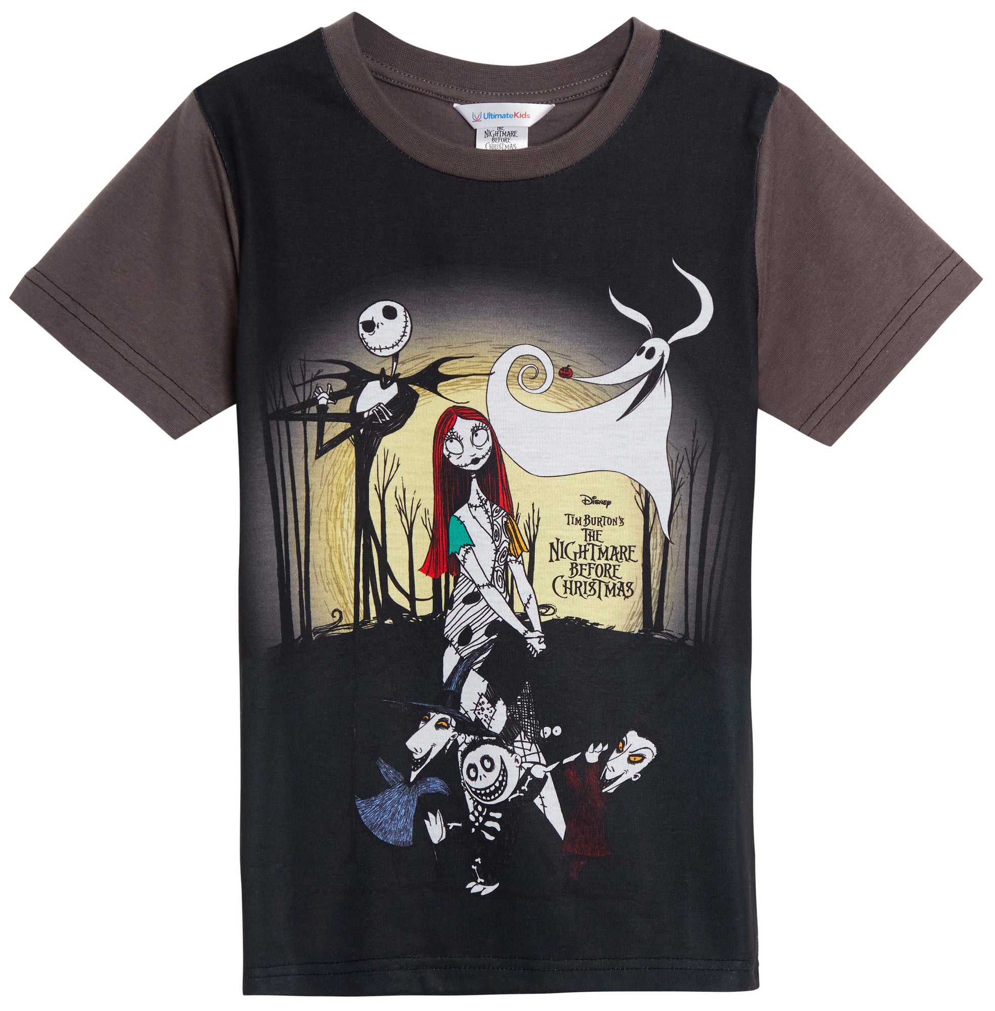 Kids Disney Nightmare Before Christmas 3 Pack T-Shirts Kids Dress Up Tees Tops