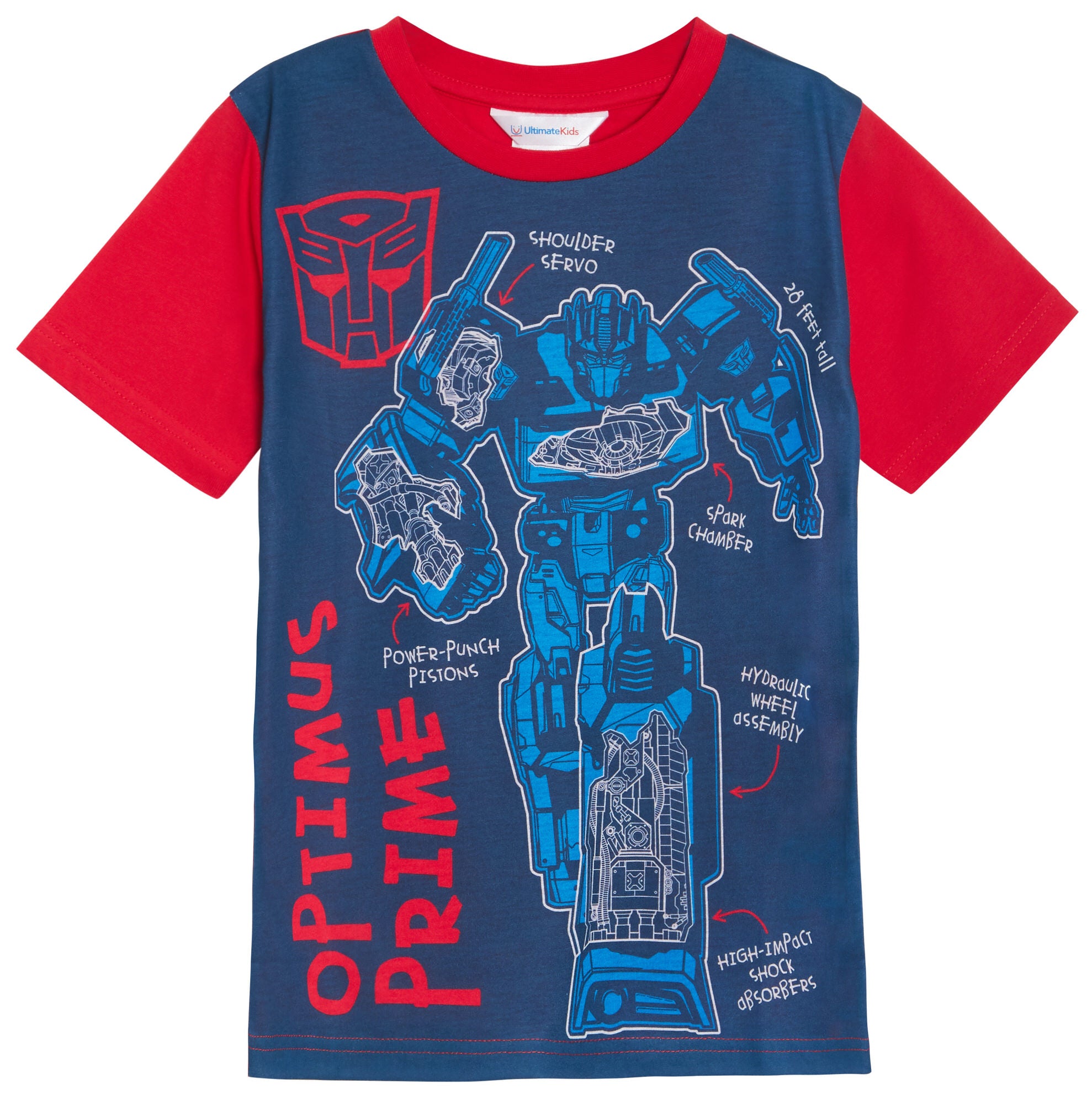 Boys 3 Pack Transformers T-Shirts Bumblebee Optimus Prime Megatron Dress Up Tees Tops