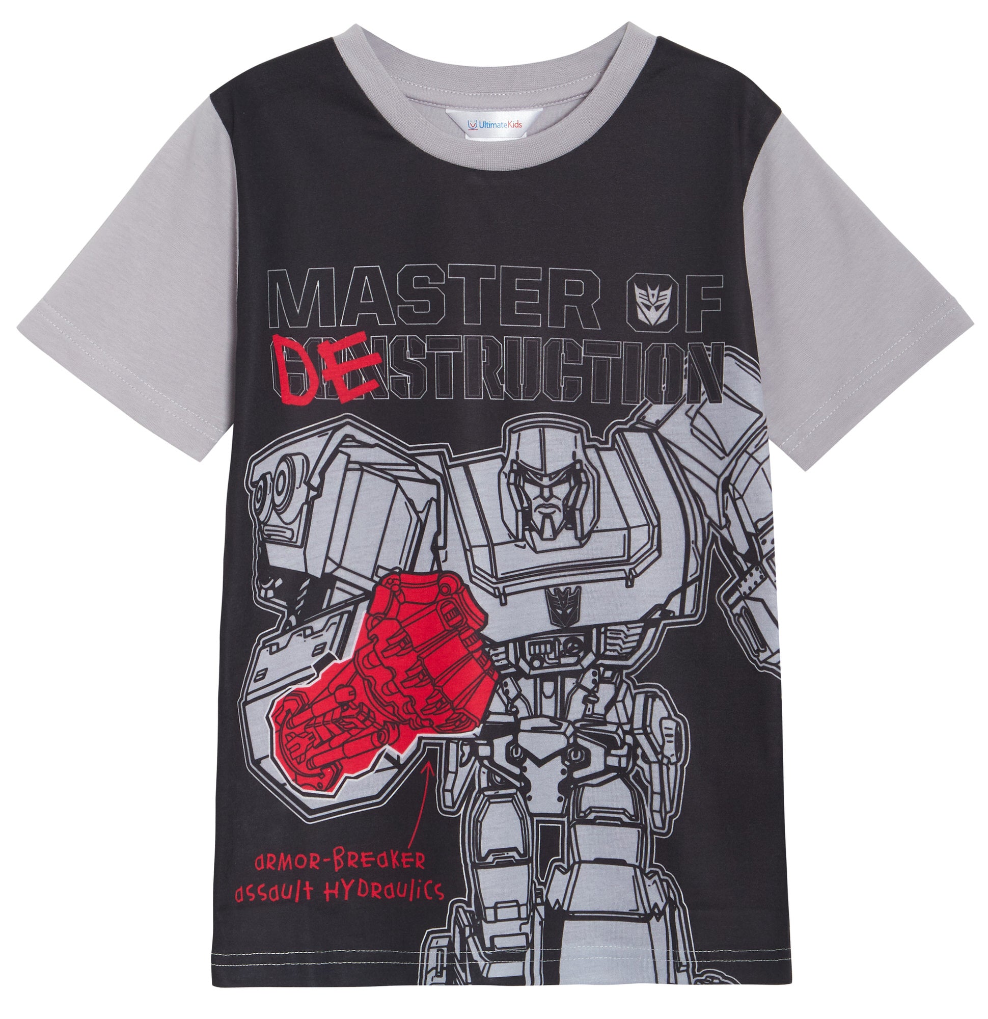 Boys 3 Pack Transformers T-Shirts Bumblebee Optimus Prime Megatron Dress Up Tees Tops