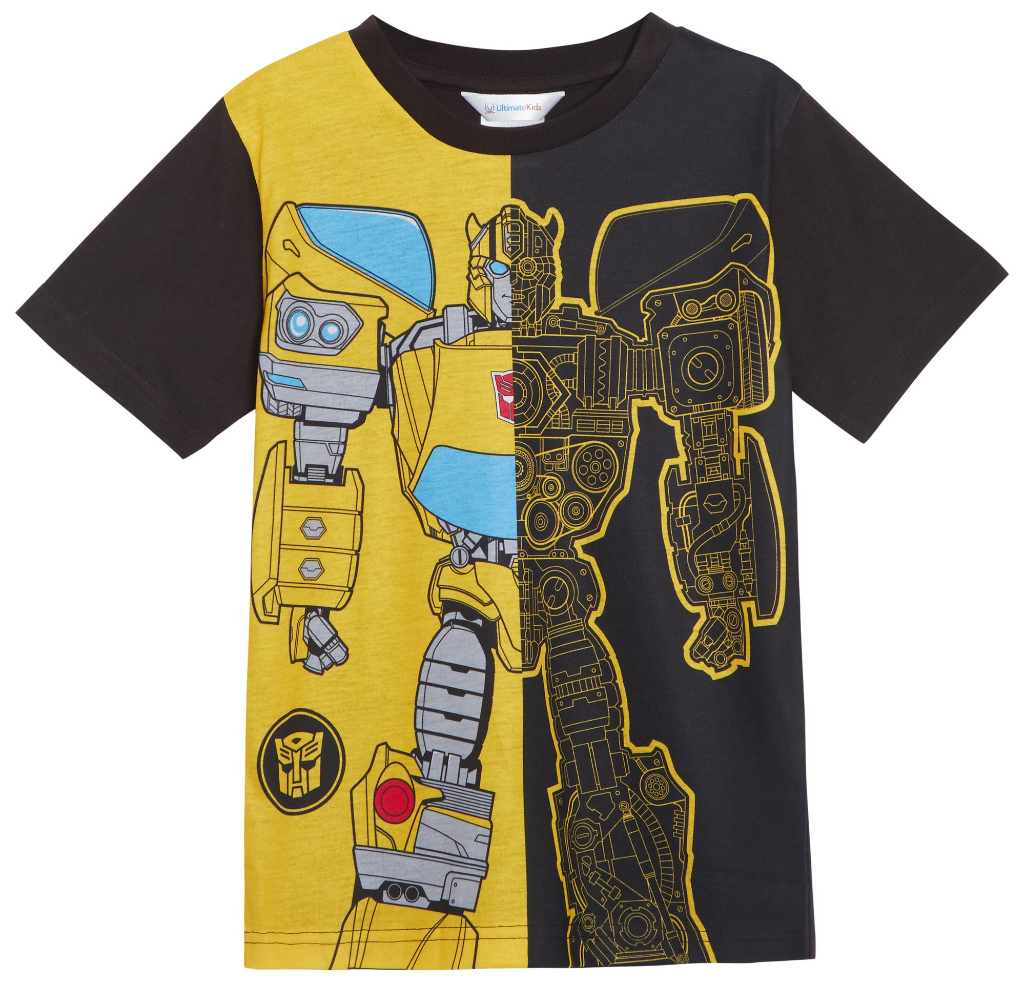 Boys 3 Pack Transformers T-Shirts Bumblebee Optimus Prime Megatron Dress Up Tees Tops