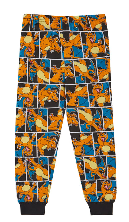 Kids Pokemon Pyjamas Boys Girls Teens Short Sleeved PJ With Full Length Bottoms