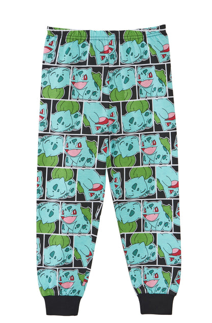 Kids Pokemon Pyjamas Boys Girls Teens Short Sleeved PJ With Full Length Bottoms