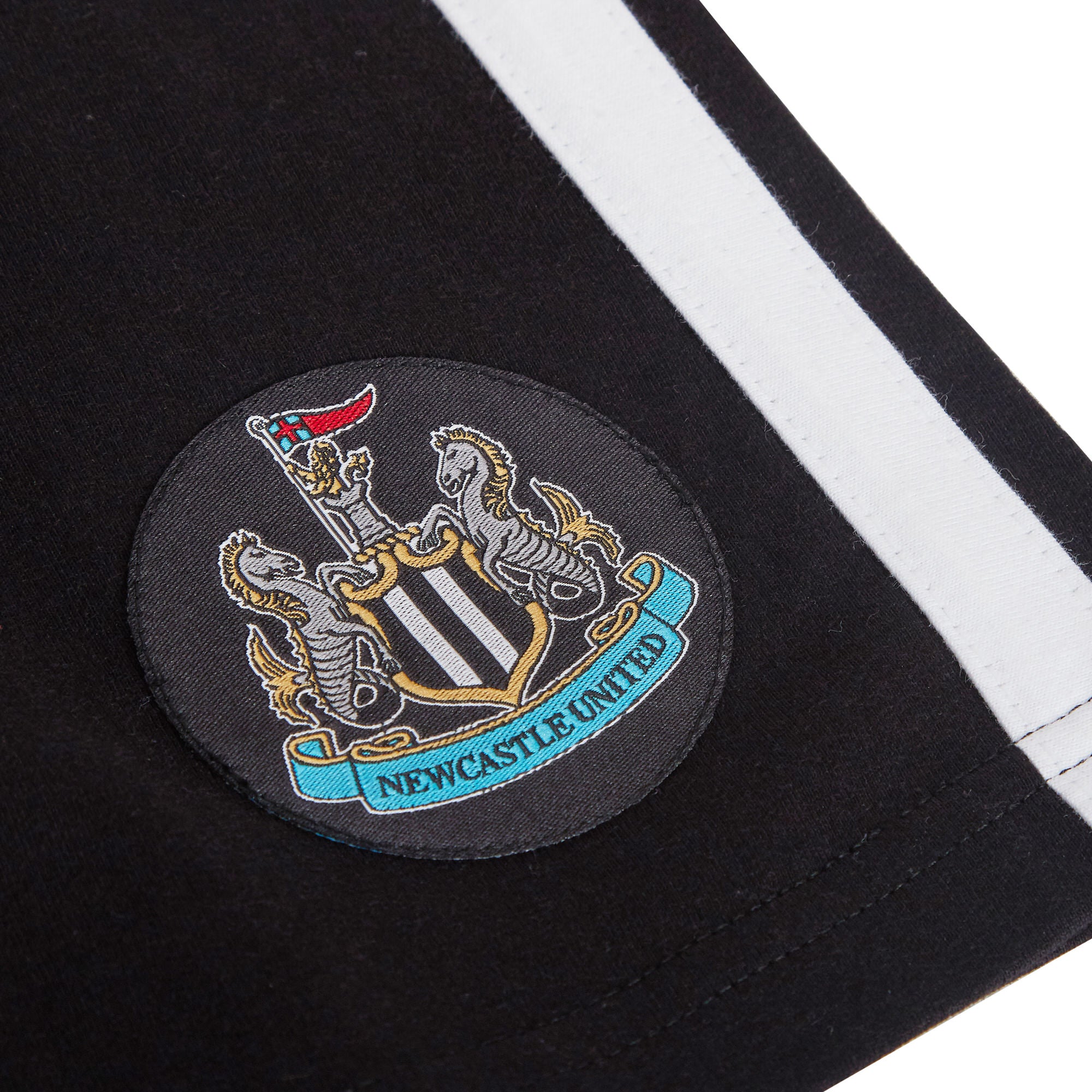 Kids Newcastle Short Pyjamas Girls Boys FC Football Short Pjs Set Football Kit
