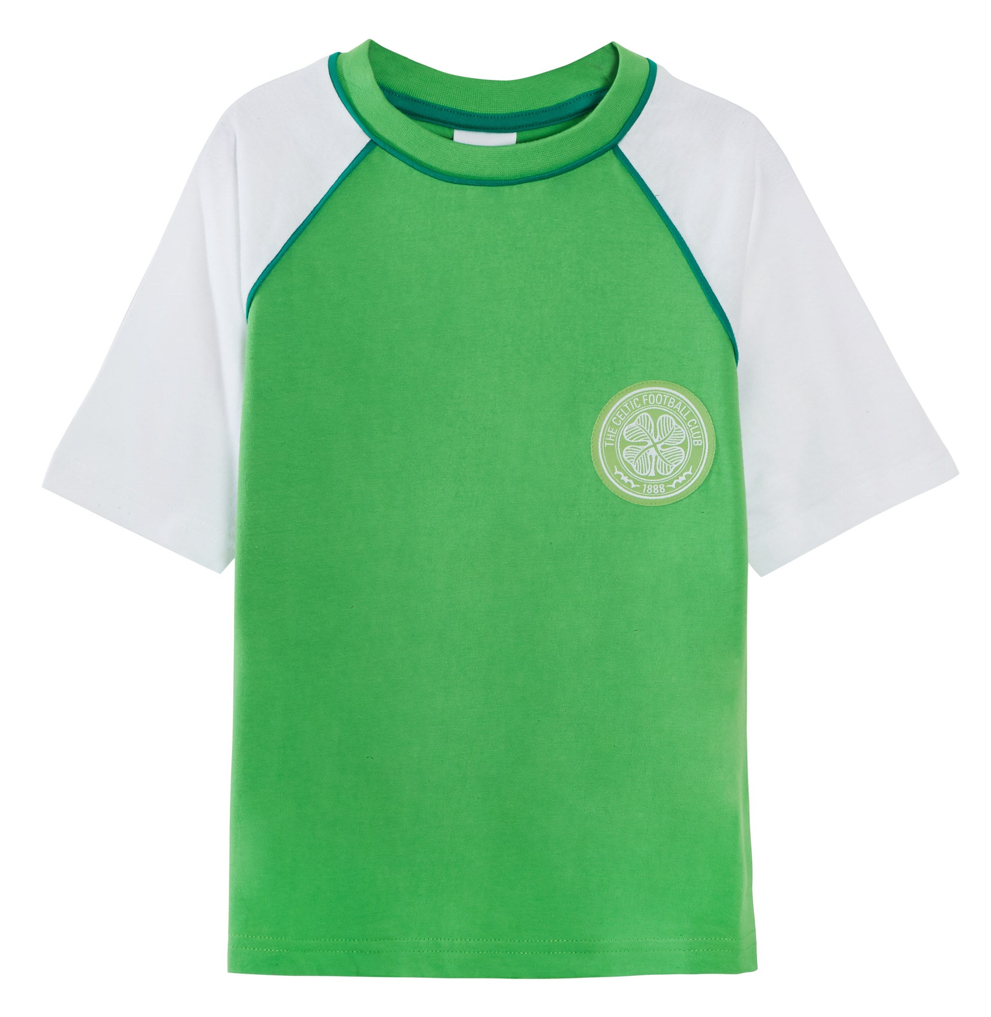Kids Celtic Short Pyjamas Girls Boys FC Football Short Pjs Set SPL Football Kit