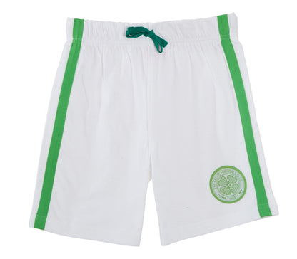 Kids Celtic Short Pyjamas Girls Boys FC Football Short Pjs Set SPL Football Kit
