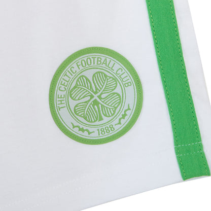 Kids Celtic Short Pyjamas Girls Boys FC Football Short Pjs Set SPL Football Kit