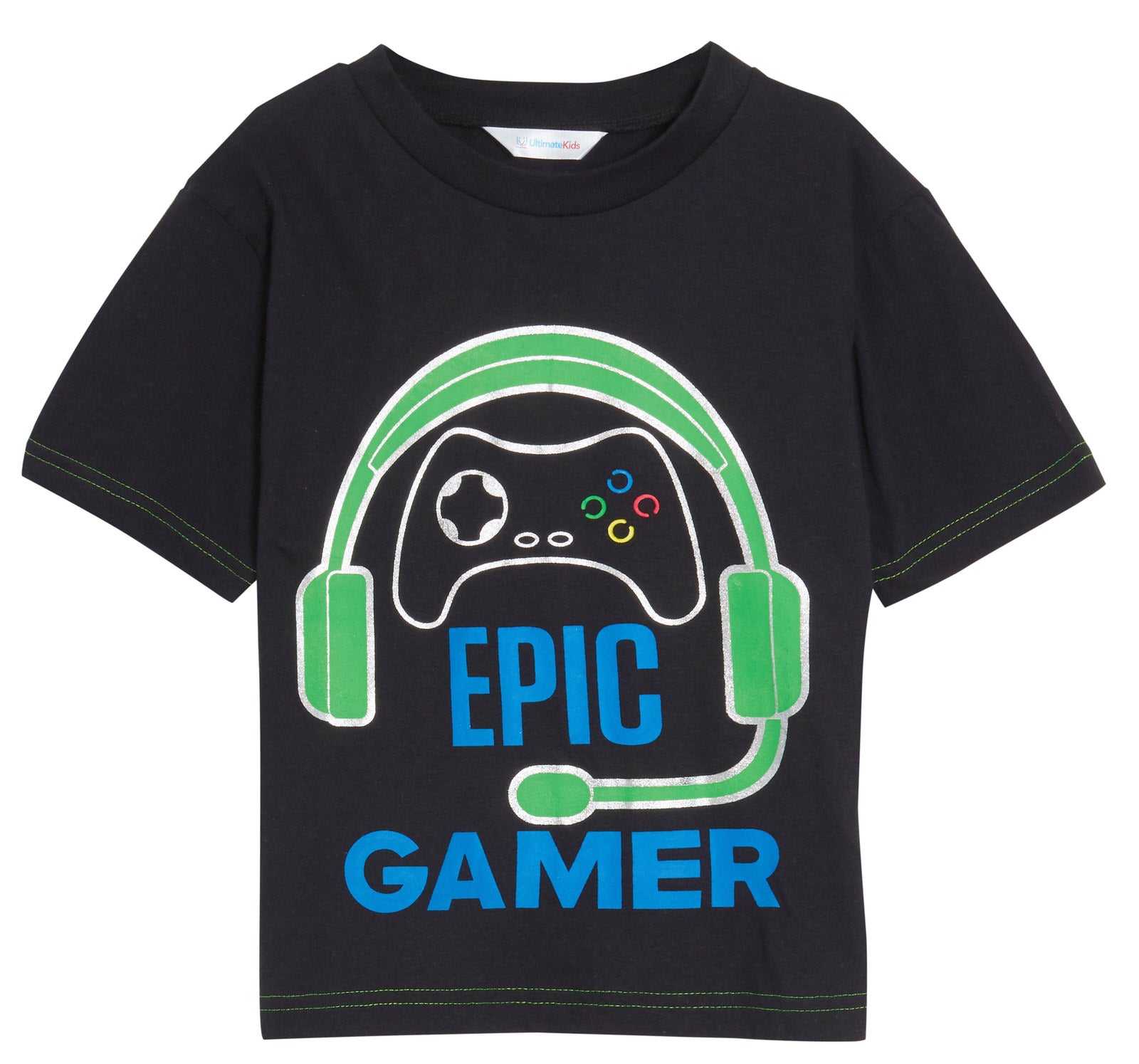 Boys Epic Gamer Short Pyjamas Kids Gaming Shortie Pjs Set Cotton T-Shirt Shorts
