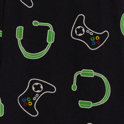 Boys Epic Gamer Short Pyjamas Kids Gaming Shortie Pjs Set Cotton T-Shirt Shorts