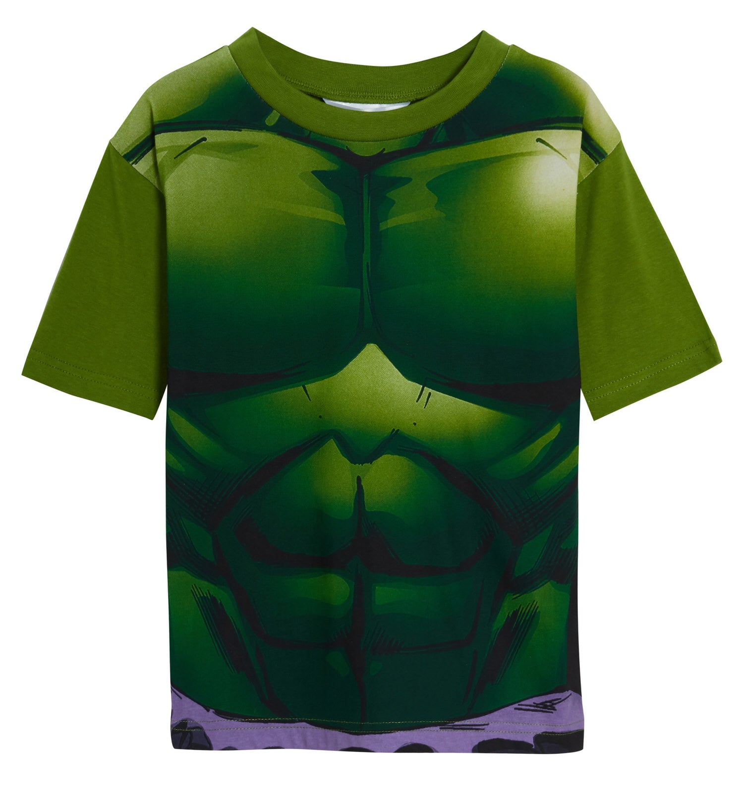 Boys Hulk Dress Up Short Pyjamas Kids Marvel Avengers Novelty Shortie Pjs Set
