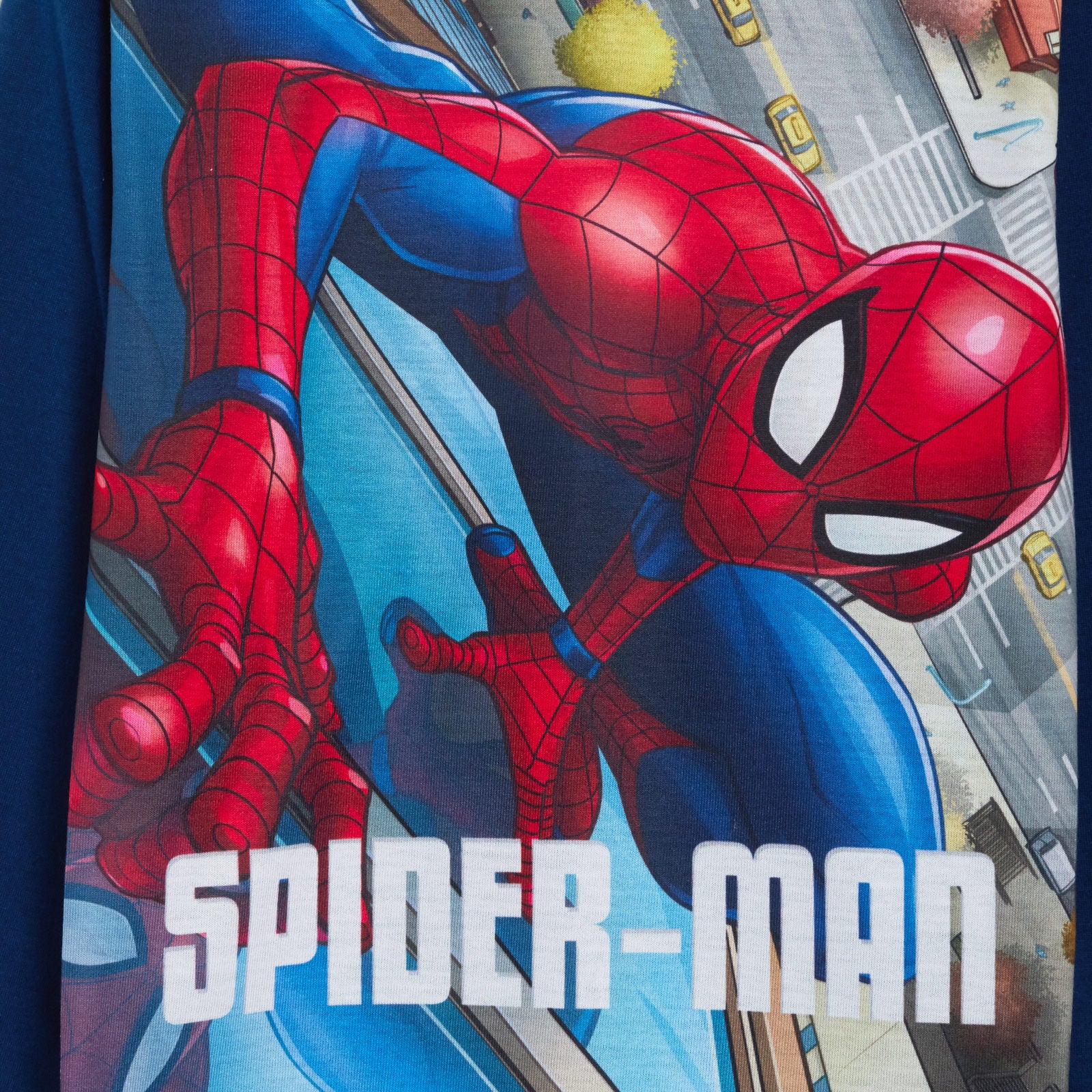 Boys Marvel Spiderman Pyjamas Kids Avengers Full Length Pjs Set Nightwear Size