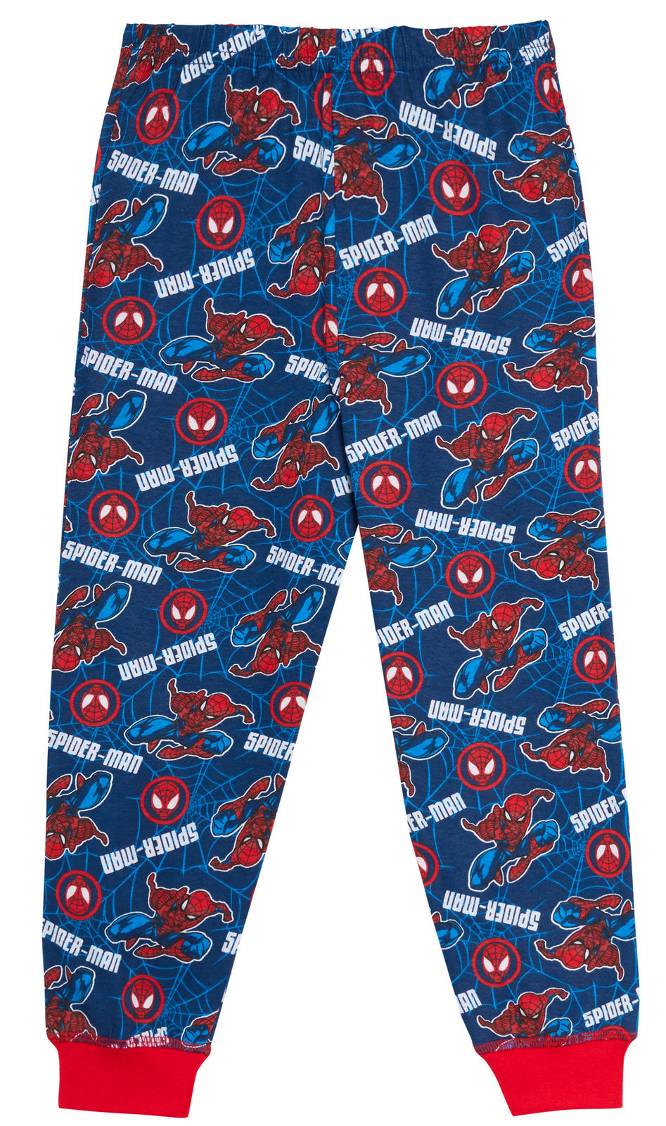 Boys Marvel Spiderman Pyjamas Kids Avengers Full Length Pjs Set Nightwear Size