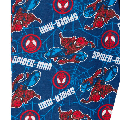 Boys Marvel Spiderman Pyjamas Kids Avengers Full Length Pjs Set Nightwear Size