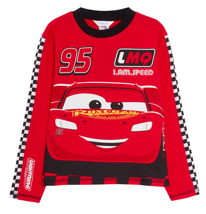 Disney Cars Pyjamas Kids Lightning McQueen Dress Up Racing Driver Suit Pjs Set