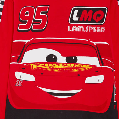 Disney Cars Pyjamas Kids Lightning McQueen Dress Up Racing Driver Suit Pjs Set