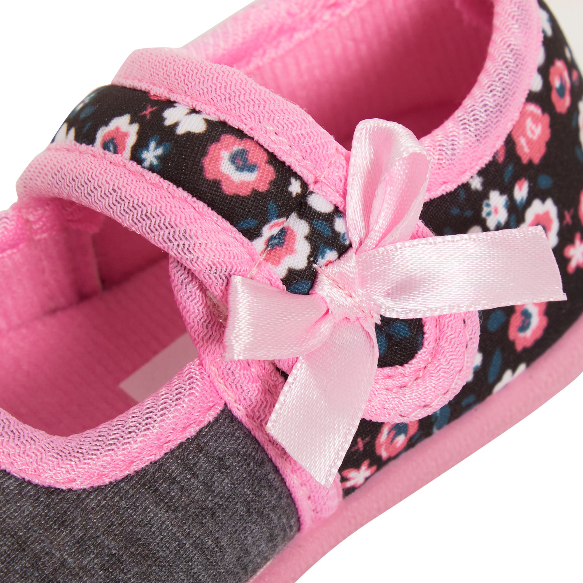 Minnie Mouse Girls Slippers Kids Disney Slipper Boots Easy Fasten House Shoes