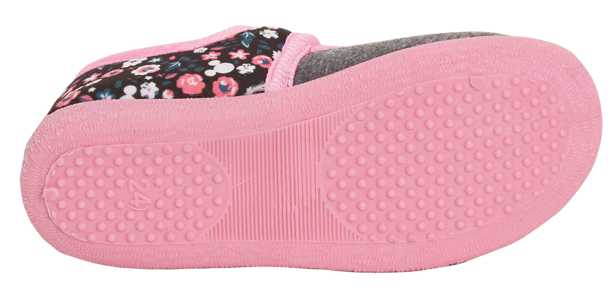 Minnie Mouse Girls Slippers Kids Disney Slipper Boots Easy Fasten House Shoes