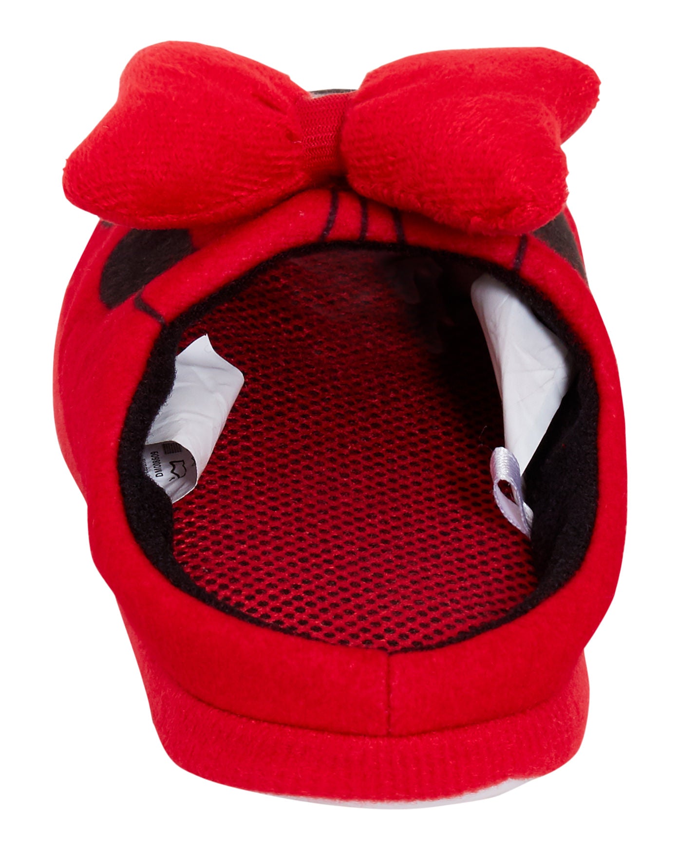 Girls Disney Minnie Mouse Slippers 3D Bow Mules Open Back Slip On House Shoes