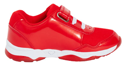 Disney Minnie Mouse Girls Light Up Trainers Kids Easy Touch Fasten Sports Shoes