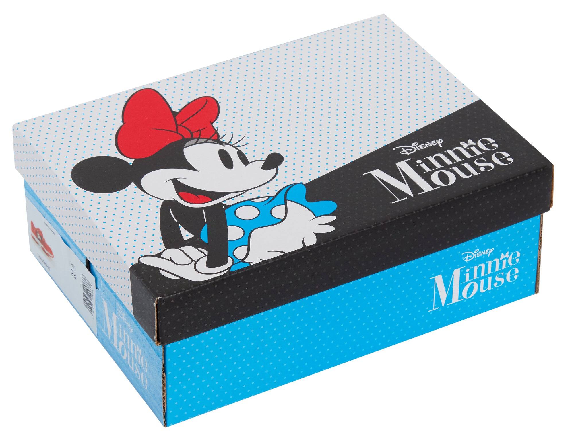Disney Minnie Mouse Girls Light Up Trainers Kids Easy Touch Fasten Sports Shoes