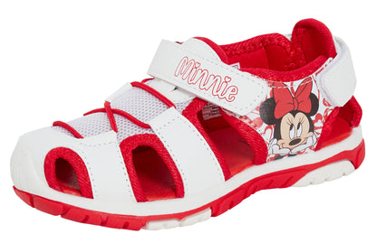 Minnie Mouse Sandals Kids Disney Closed Toe Sports Sandals Walking Summer Shoes