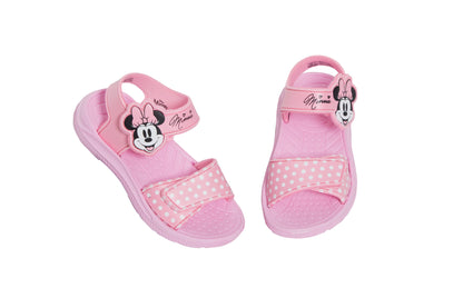 Disney Minnie Mouse Sandals For Girls Summer Sliders EVA Waterproof Beach Shoes