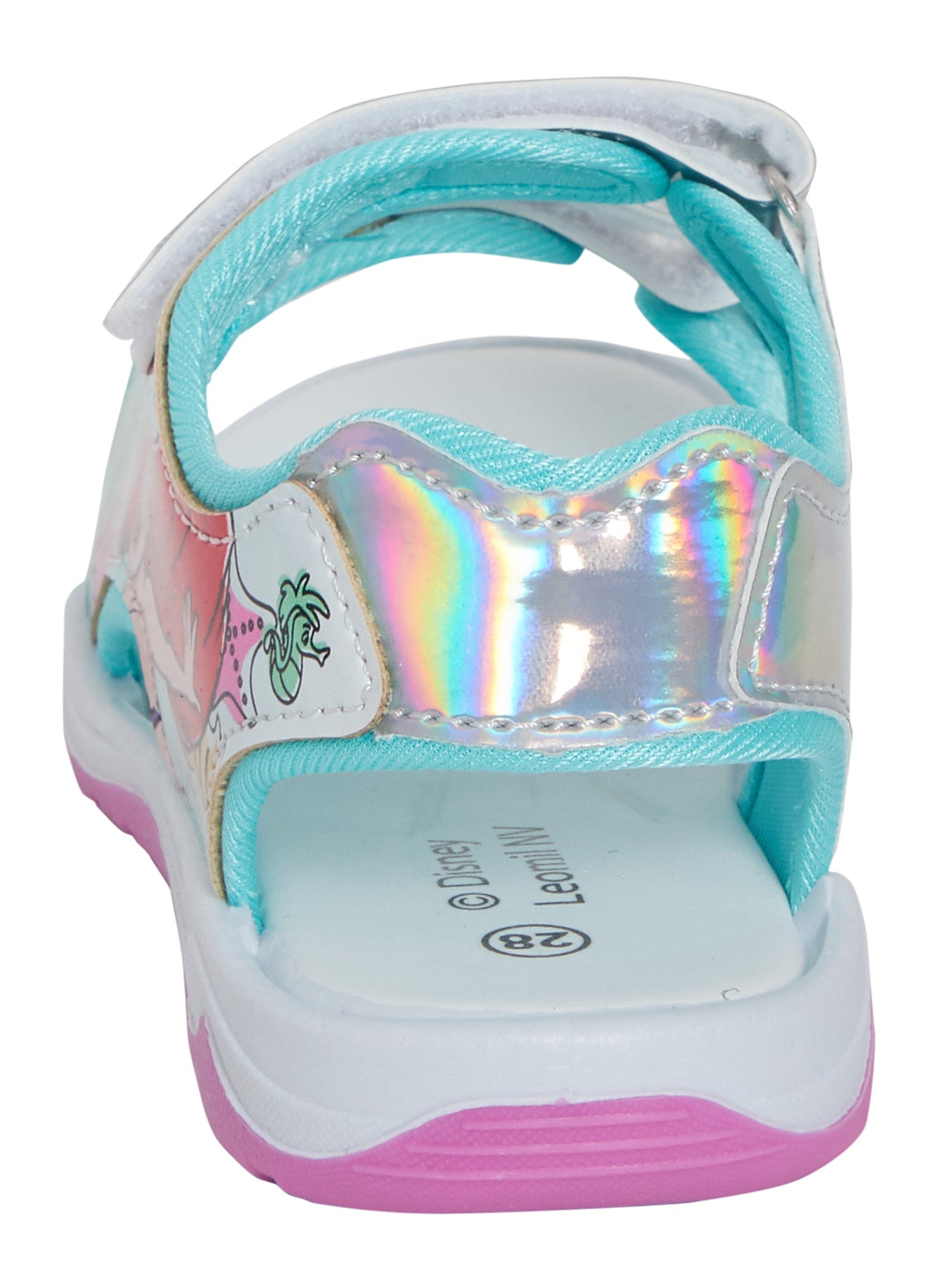 Girls Disney Little Mermaid Lightweight Sports Sandals Kids Ariel Summer Shoes
