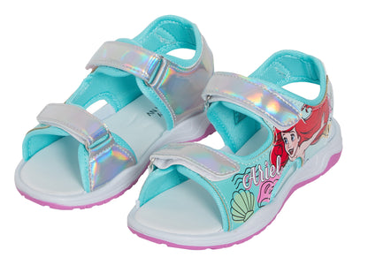 Girls Disney Little Mermaid Lightweight Sports Sandals Kids Ariel Summer Shoes