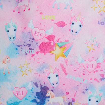 Emoji Girls Unicorn Backpack Large Bag Kids School Bag Pink Unicorn Rucksack