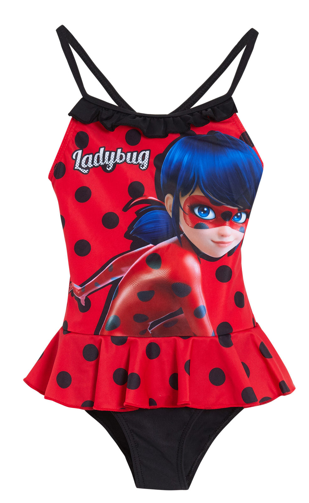 Girls Miraculous Ladybug Swimming Costume Kids One Piece Swimsuit Girls Swimwear