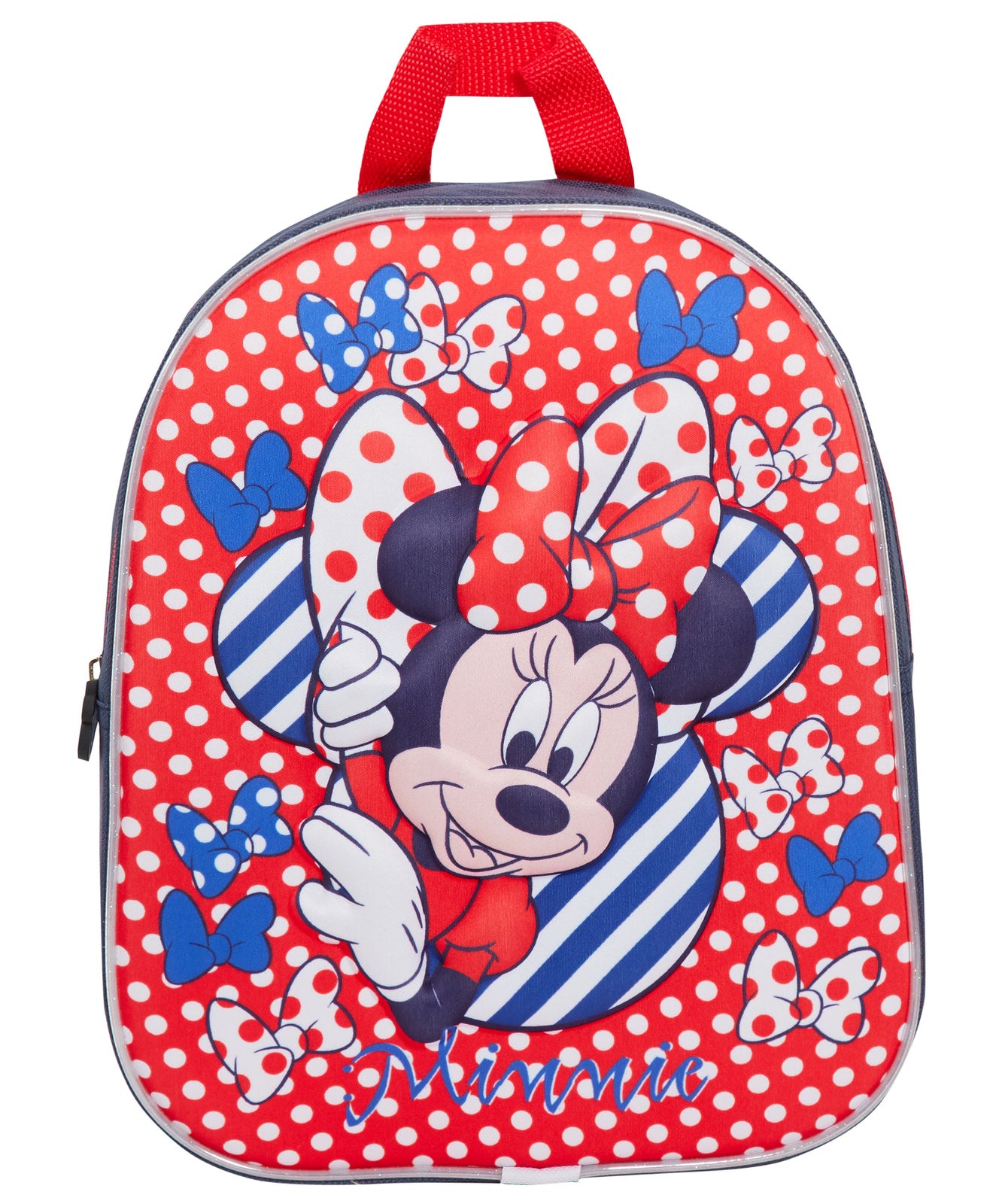 Disney Minnie Mouse 3D Backpack Kids School Nursery Lunch Book Bag Rucksack