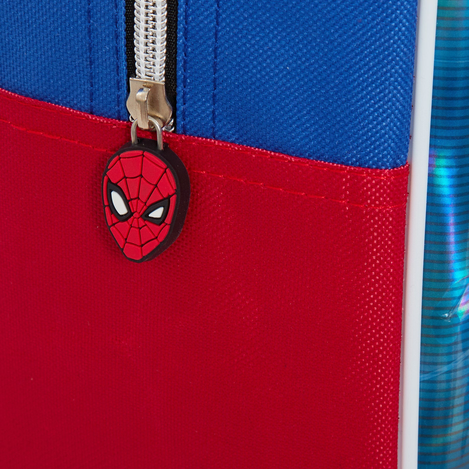 Boys Marvel Spiderman Holographic Backpack Kids School Lunch Book Bag Rucksack