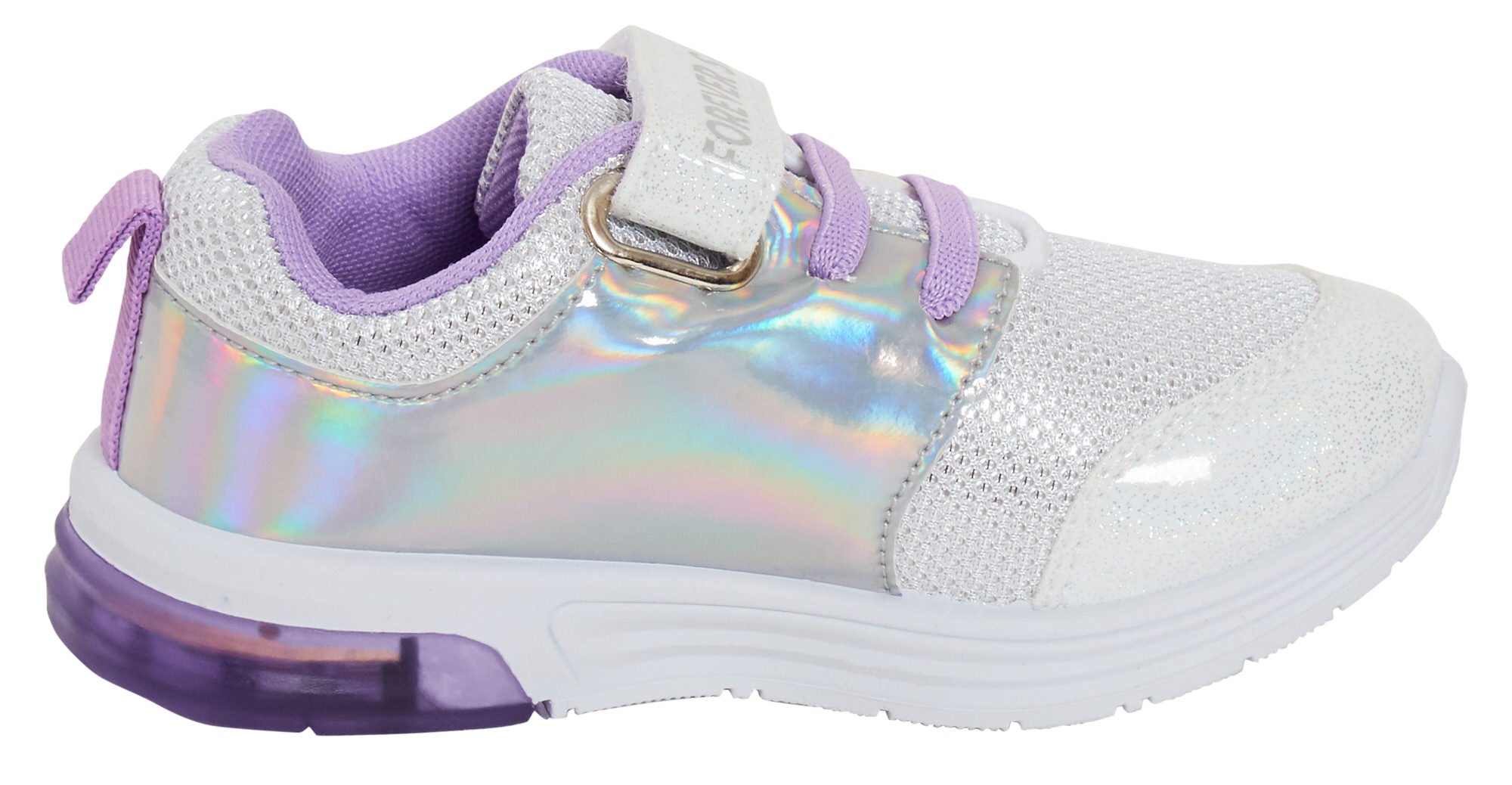 Disney Frozen Light Up Trainers Kids Elsa Anna Sports Shoes With Flashing Lights