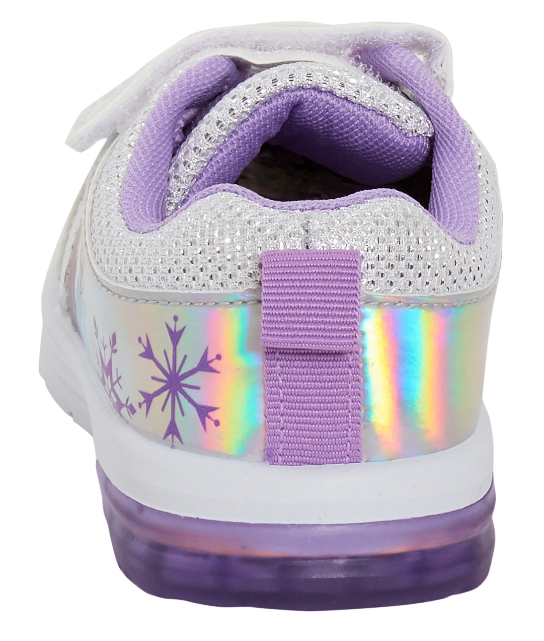 Disney Frozen Light Up Trainers Kids Elsa Anna Sports Shoes With Flashing Lights