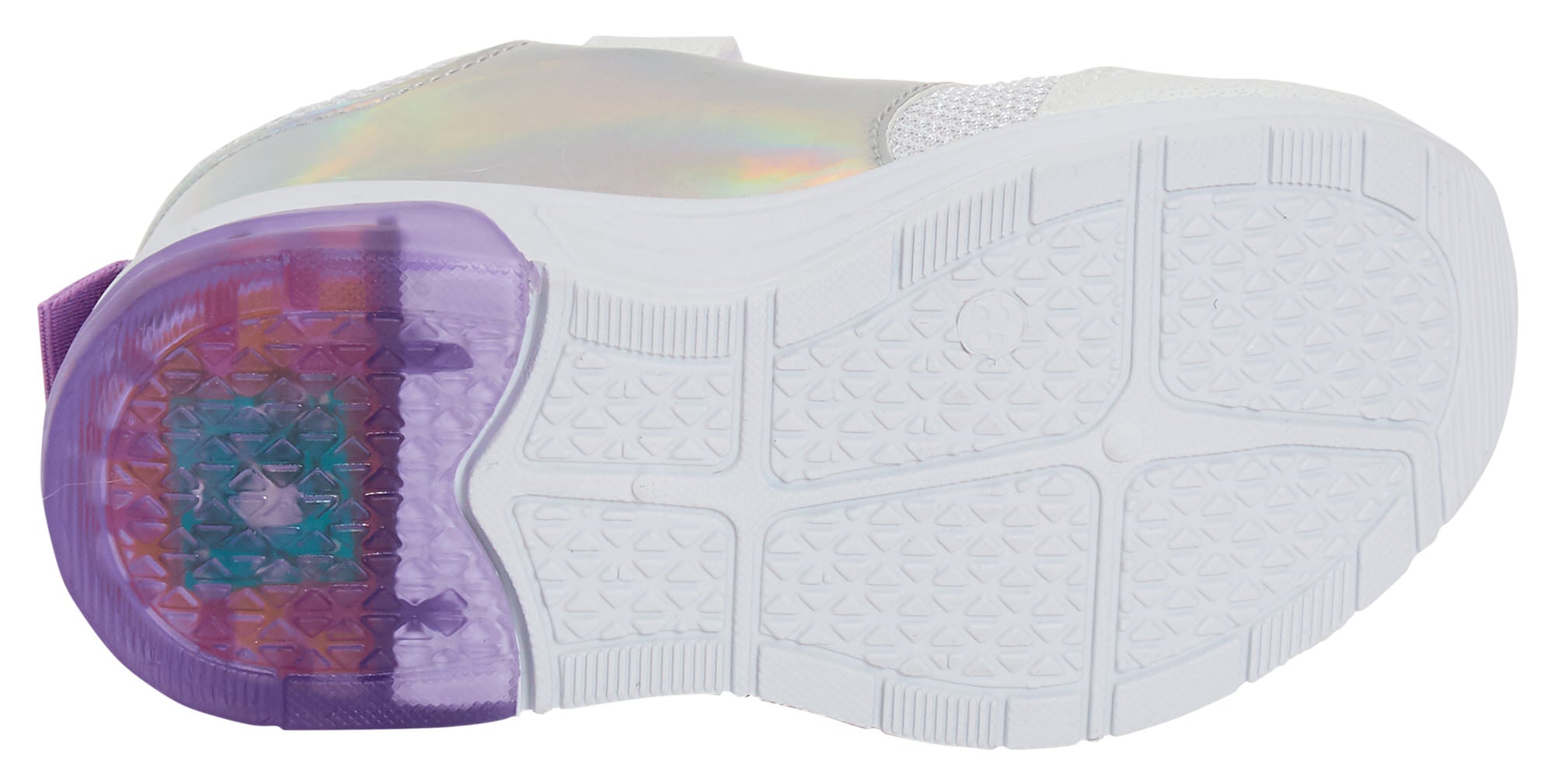 Disney Frozen Light Up Trainers Kids Elsa Anna Sports Shoes With Flashing Lights