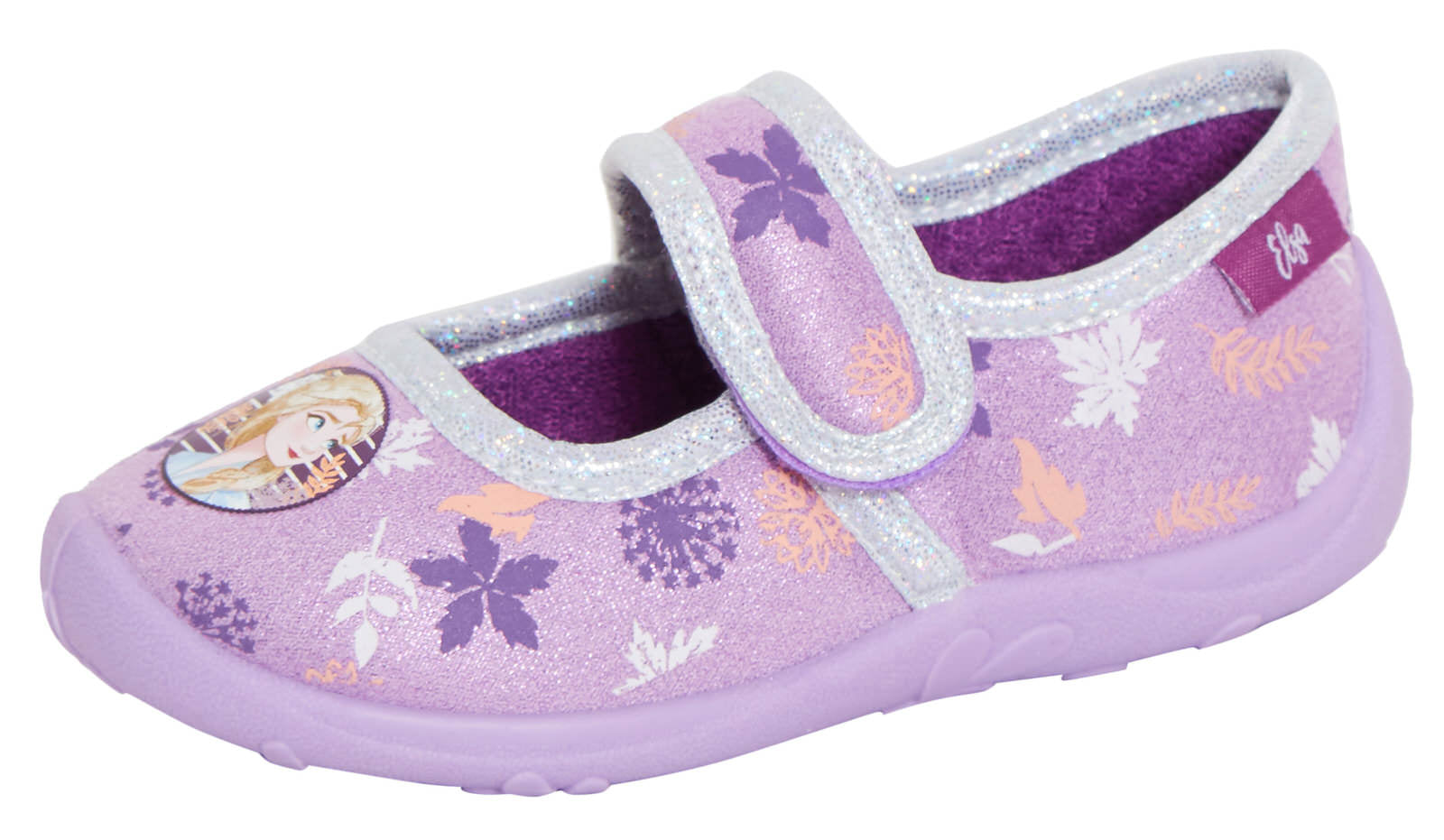 Girls Disney Frozen 2 Slippers Ballet Pumps Slip On Kids Elsa Anna House Shoes