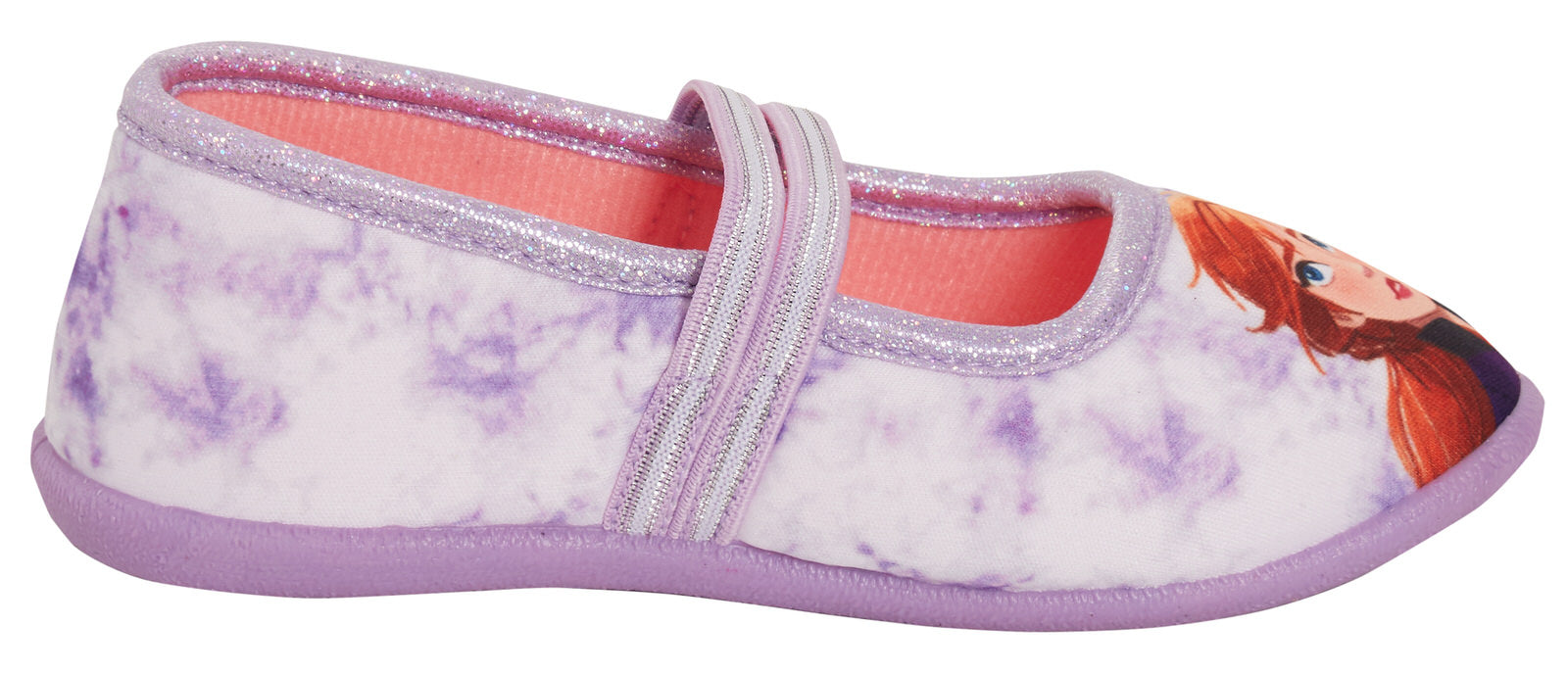 Girls Disney Frozen 2 Slippers Elastic Strap Ballet Pumps Elsa Anna House Shoes