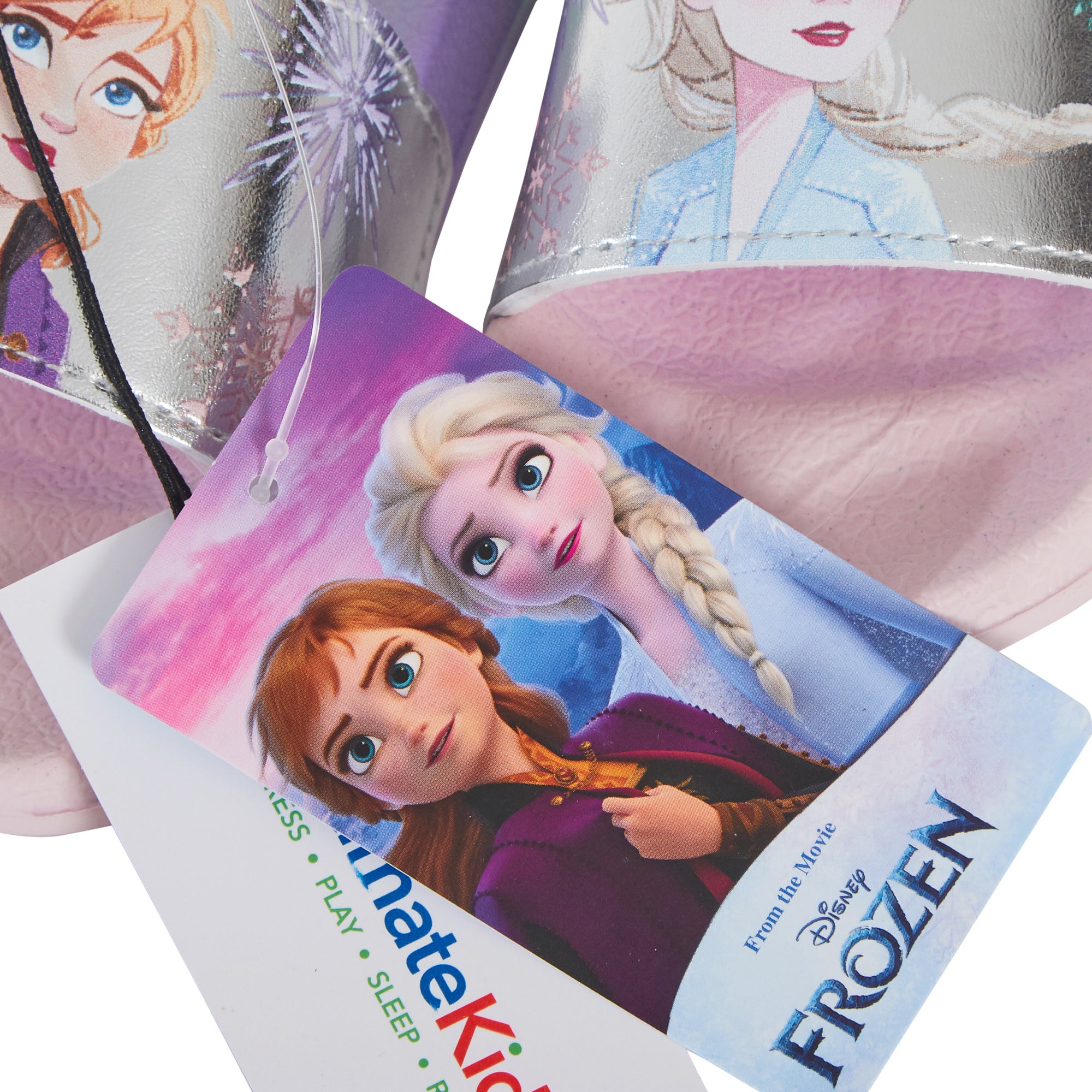 Girls Disney Frozen 2 Sliders Kids Elsa Anna Summer Sandals Beach Pool Shoes