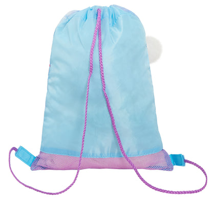 Girls Disney Frozen 2 Drawstring Gym Bag Elsa Anna Olaf Swimming Bag Backpack