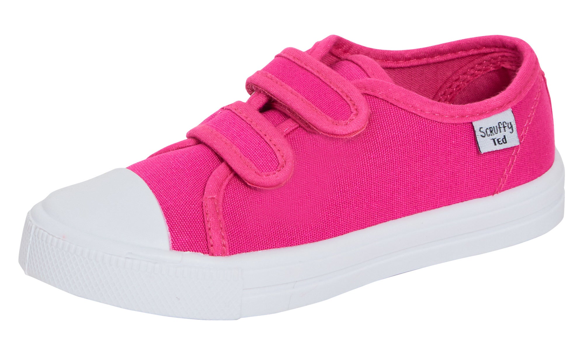 Kids Canvas Pumps Boys Trainers Girls Plimsolls Unisex Easy Fasten Casual Shoes