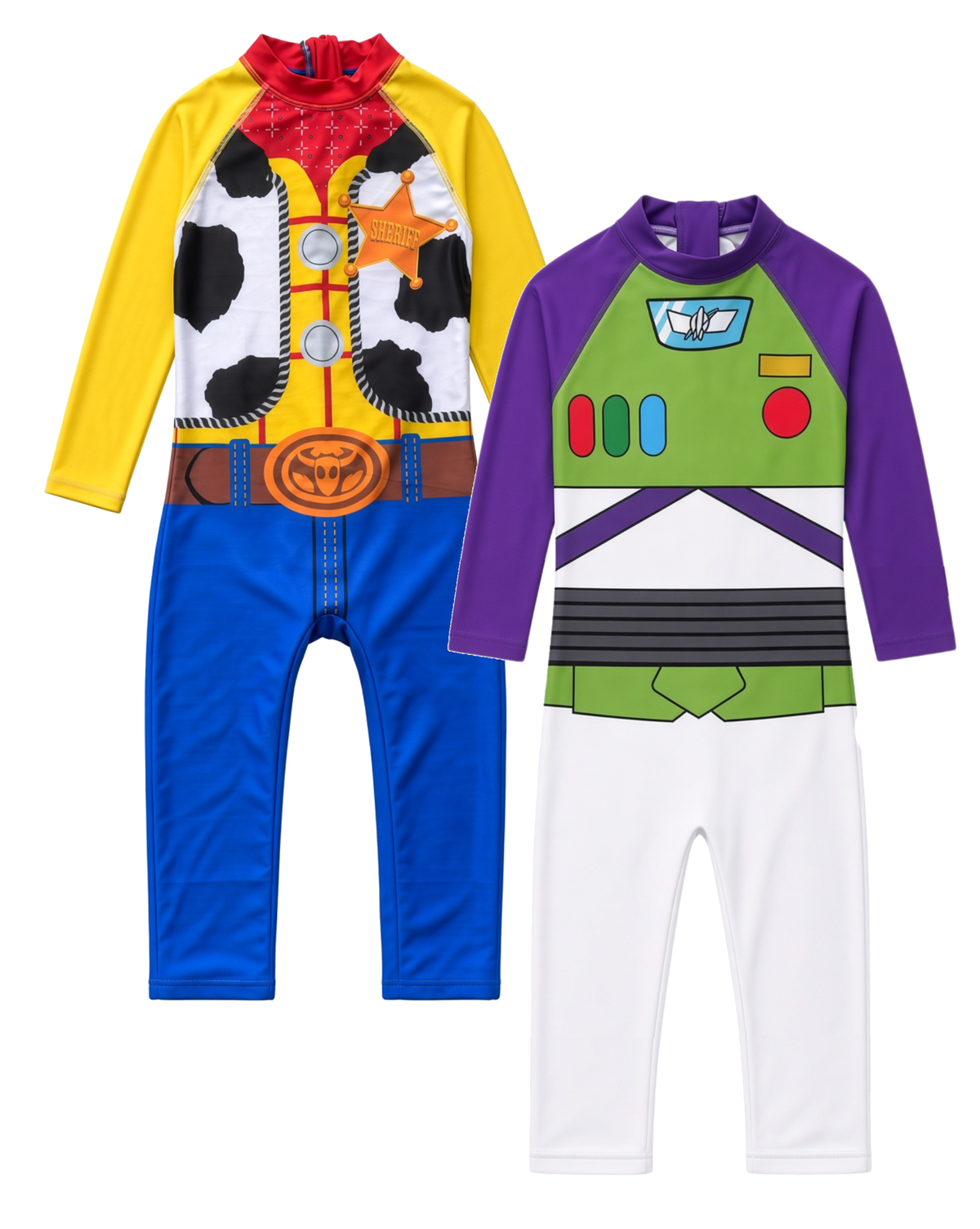 Toy Story Swimsuit Buzz or Woody Sunsuits Sun Protection UV 50+ Swimwear